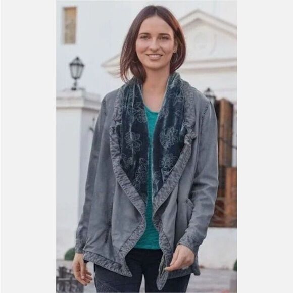 Sundance Sebille Velvet Wrap Jacket - Picture 1 of 11